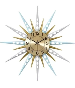 TEKZZ Starburst 23 Inch Wall Clock- Beautiful - Picture 1 of 5