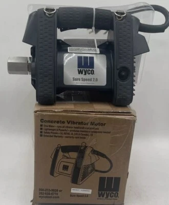 Wyco Sure Speed 2.0 Concrete Vibrator Motor New- Open Box - Image 1 of 4