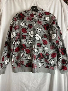 Joe Boxer Boy's Zip-Up Hooded Sports Sweatshirt Gray/Multi-Colored Size XL14/16 - Picture 1 of 8