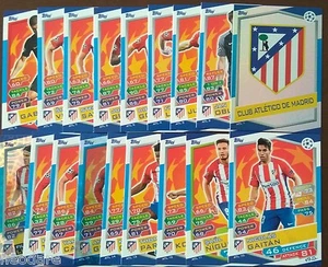 ATLETICO DE MADRID - MATCH ATTAX - FULL SET 18 - UCL 2016-17 TOPPS - Imagen 1 de 1