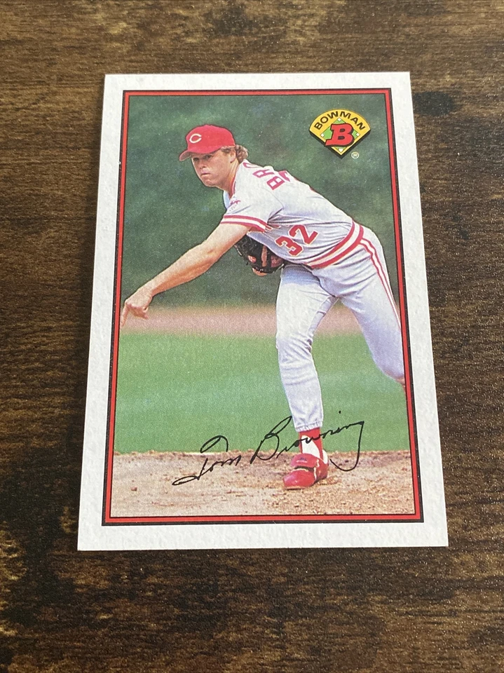 1989 Bowman #306 Tom Browning Cincinnati Reds D709* - Image 1 of 1