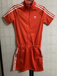 Adidas Red Track Dress Youth L - Picture 1 of 10