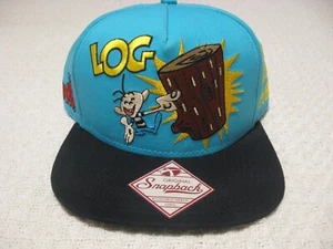 2016 BIOWORLD Nickelodeon Ren & Stimpy LOG Blammo! Adult One Size Adjustable Hat - Picture 1 of 13