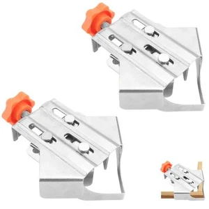2PCS Stainless Steel Right Corner Clamps 90 Degree Corner Clamp Woodworking S... - Picture 1 of 7