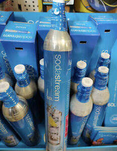 SodaStream 60L Gas Cylinder For Soda Stream Sparkling Water Maker CO2 Bottle