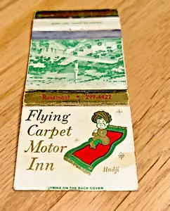 FLYING CARPET MOTOR INN  ROSEMONT IL Matchbook Cover HADJI (Version #2) - Picture 1 of 4
