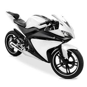 Yamaha YZF-R 125 08-13 ABS Plastic Full Fairing Kit 20 Panel White/ Black - Picture 1 of 12