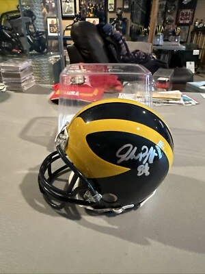 Jake Butt #88, Signed Michigan Wolverines Mini Helmet. No COA - Image 1 of 4