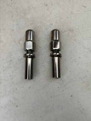 1937-1948 FORD KINGPIN RETAINER BOLTS & SPINDLE STOPS IN POLISHED STAINLESS — 第 1/4 张图片
