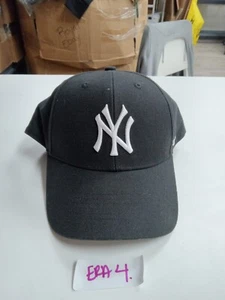 47 Brand NY Yankees (Letters in White) Men's Adjustable Cap - OSFA Black - Picture 1 of 5