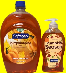 Limited Edition Softsoap | Pumpkin Spice Hand Soap Pump, 11.25 oz and Pumpkin Sp - Picture 1 of 4