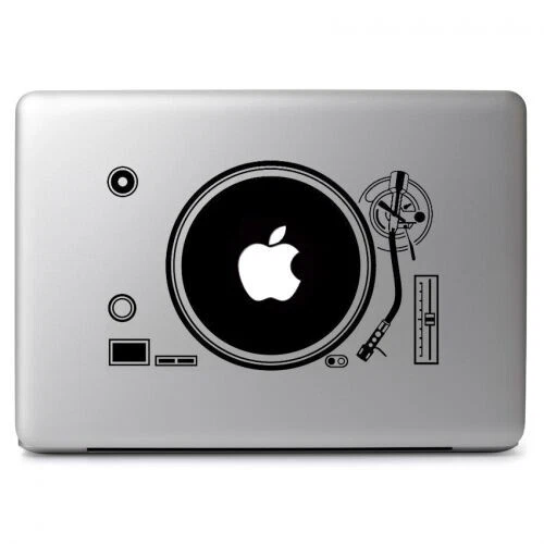 DJ Record Player Console Vinyl Sticker Decal for Macbook Air Pro 11 13 15 17'' - Image 1 of 2