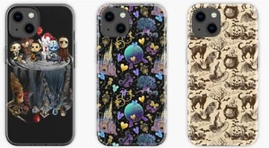 Funda de teléfono murciélago de Halloween impresa compatible con iPhone y cubierta móvil Samsung - Imagen 1 de 4