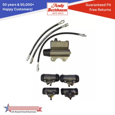 Kit de reconstrucción de arandelas y mangueras de cilindros maestros de rueda de freno Plymouth 1937-1938 Foto 1 de 4