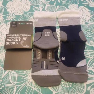 CEP Men's Mid Cut Hiking Light Merino Compression Socks Pick Size & Color - Picture 1 of 8