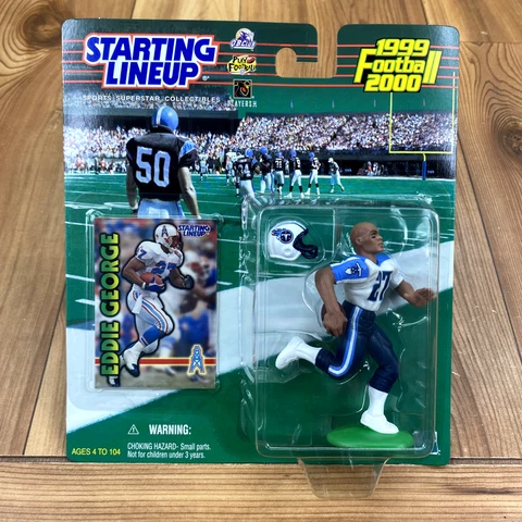 NEW Starting Lineup 2000 NFL Eddie George Houston Oilers Action Figure Cover