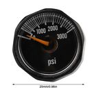 3000PSI 1/8NPT Precision Valve Mini Pressure Gauge CO2 Micro Manometer`New