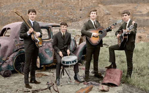 Impresión fotográfica de The Beatles agosto 1962 13x19" Foto 1 de 1