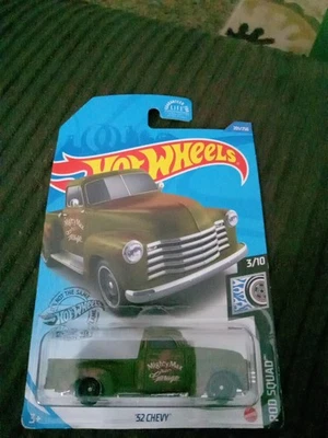 Camión Chevy Hot Wheels Rod Squad 52 201/250 Foto 1 de 2