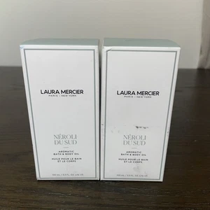 2 Laura Mercier Bagno Aromatico e Olio Corpo - Neroli Du Sud - 100 ml/3,3 FL OZ Nuovi - Foto 1 di 2
