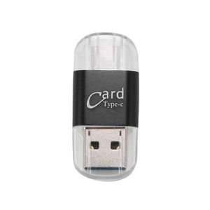 Karten Leser Aluminium USB C Typ Otg Micro- / TF Externer Speicher Karten L5148 - Photo 1/9