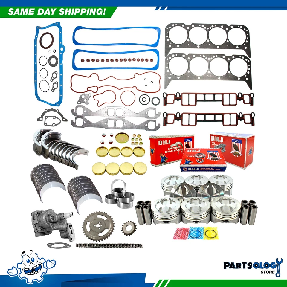 Kit de reconstrucción de motor maestro DNJ EK3104AM para 96-02 Chevrolet C1500 5,7 L OHV 16v Foto 1 de 4