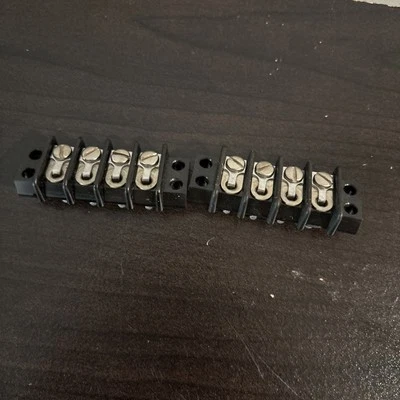 Two Cinch/TRW Chicago 4-140-Y Connector Barrier Terminal Strips 4p Y-Term - Image 1 of 3