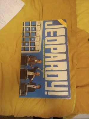 1986 Jeopardy  Board Game By Pressman Alex Trebek COMPLETE - Image 1 of 4