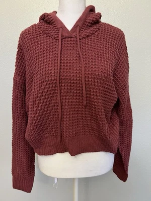 Новая толстовка с капюшоном Aster Waffle Crop розового цвета размер Small - Изображение 1 из 4