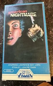American Nightmare ( VHS, 1983 ) Media Copy / Full Flaps - Michael Ironside. - Picture 1 of 8