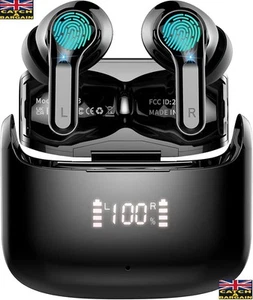 Ordtop i13 Auriculares Inalámbricos Bluetooth 5.3 Auriculares Intrauditivos con Micrófono Doble (E802) - Imagen 1 de 10