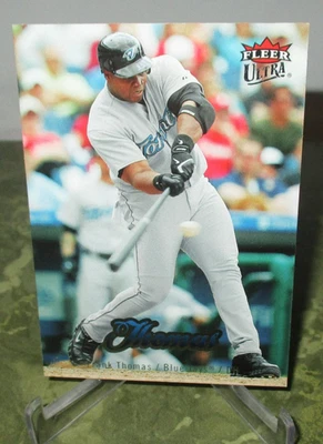 Fleer Ultra Frank Thomas #195 2007 miembro del Salón de la Fama de los Azulejos de Toronto Big Hurt Foto 1 de 2