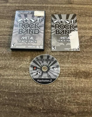 Rock Band: Metal Track Pack (Sony PlayStation 2, 2009) COMPLETE! Tested & Work! - Image 1 of 4