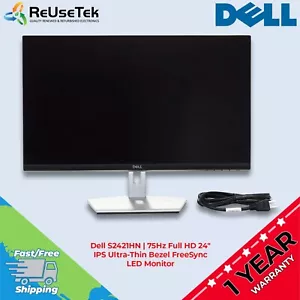 Dell S2421HN | 75Hz Full HD 24" IPS Ultra-Thin Bezel FreeSync LED Monitor - Picture 1 of 21