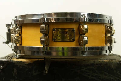 Yamaha 4x14 Maple Custom Natural Maple Snare Drum - Image 1 of 4