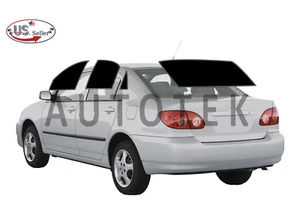 PreCut Window Film Any Tint Shade % VLT For Toyota Corolla Sedan 2003 - 2008 - Picture 1 of 11