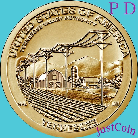 2022 P&D TENNESSEE (TN) INNOVATION DOLLARS TWO UNCIRCULATED SET Cover