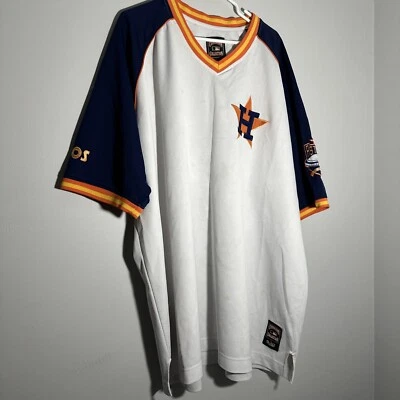 Houston Astros Jersey Adult 5XL / 5XG White 86 All Stars GIII Shirt Coopers Town - Image 1 of 4