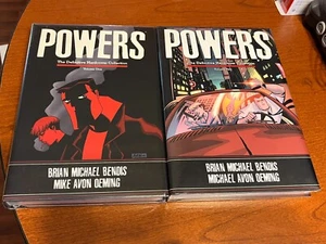 Powers Definitive Edition Hardcovers Volúmenes 1 + 2 Nuevo Sellado Bendis Fabricante Original - Imagen 1 de 1