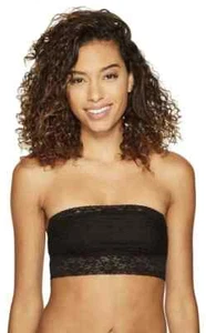Women’s Free People Scalloped Lace Bandeau Bra Pull On Top Black Size Small - Picture 1 of 6