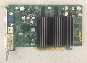8870 VER 200 NVIDIA 128MB AGP VIDEO CARD WITH DVI VGA AND SVIDEO OUTPUTS - Picture 1 of 7