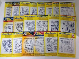Lot 20 Aunt Martha's Hot Iron Transfers Amish Children Sunbonnet Bonnie Bonnet - Picture 1 of 10