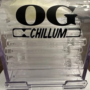10ct OG Chillum 4” One Hitters – USA Made Premium Glass Smoking Pipes ORIGINAL - Picture 1 of 3