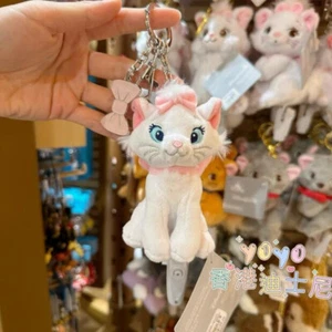 2025 Hong Kong Disney Marie Cat Peluche Muñeca Llavero Bolso Colgante con Lazo - Imagen 1 de 1