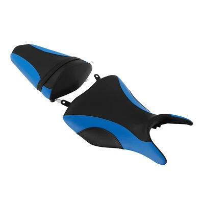 Assentos de passageiro de motorista preto+azul adequados para Yamaha YZF R3 YZF-R3 2015-2023 - Imagem 1 de 4