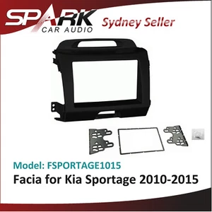 Double DIN Facia Kit Panel Fascia Dash For Kia Sportage 2010-2015 Small Clock SP - Picture 1 of 2