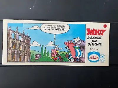 Ancien Vintage Mini Bande DessinÉe AstÉrix Et Obelix Glace Gervais Livre N°4 Eo • 25€