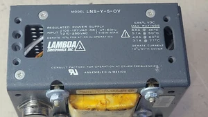 Fuente de alimentación regulada Lambda LNS-Y-5-OV 5 VDC 6 amperios Entrada 105 -250 VAC. - Imagen 1 de 8