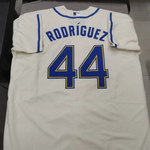 Julio Rodriguez #44 Seattle Mariners Cream Cool Base Jersey Cover