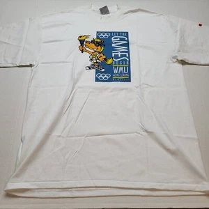 Vtg WMU T-Shirt Mens 2XL Games Western Michigan USA 90s 🐶64 - Picture 1 of 6
